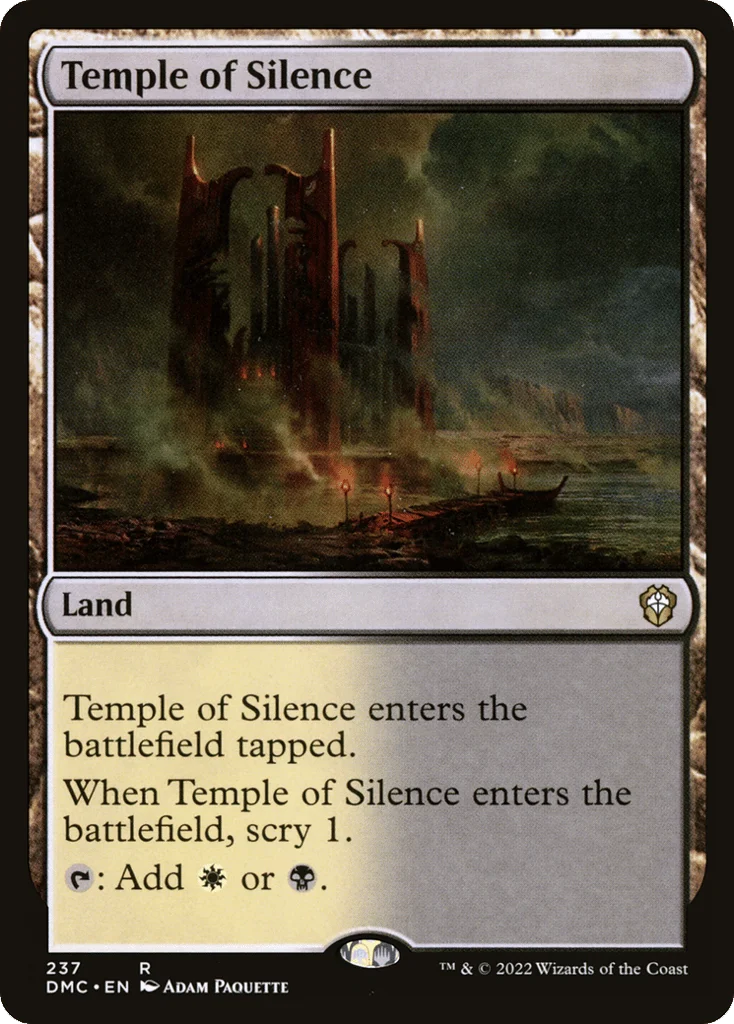 Temple of Silence · Dominaria United Commander