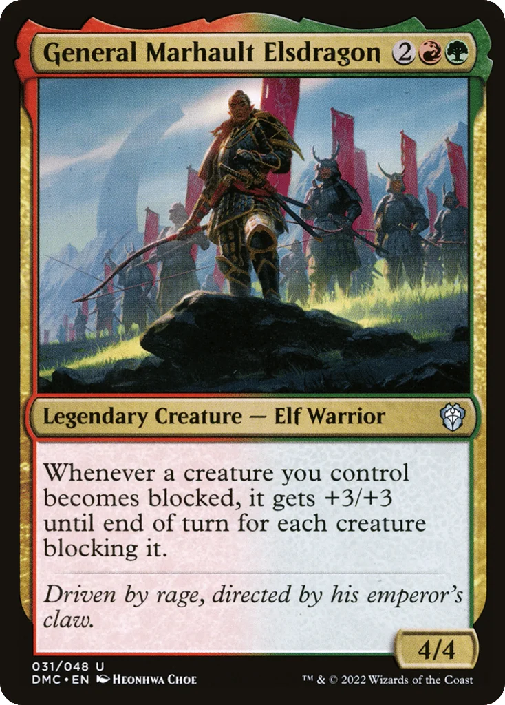 General Marhault Elsdragon · Dominaria United Commander