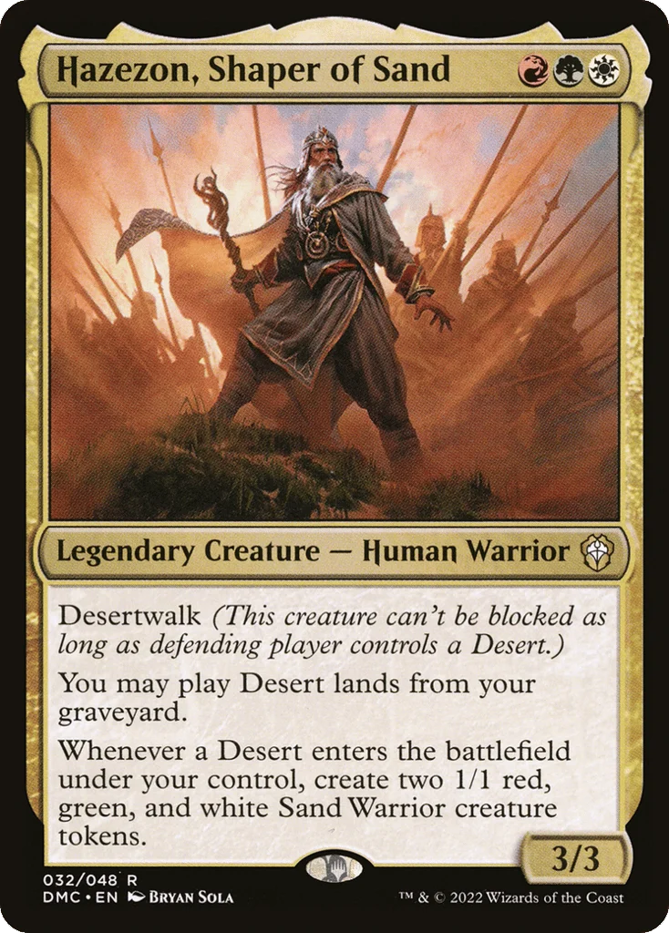 Hazezon, Shaper of Sand · Dominaria United Commander