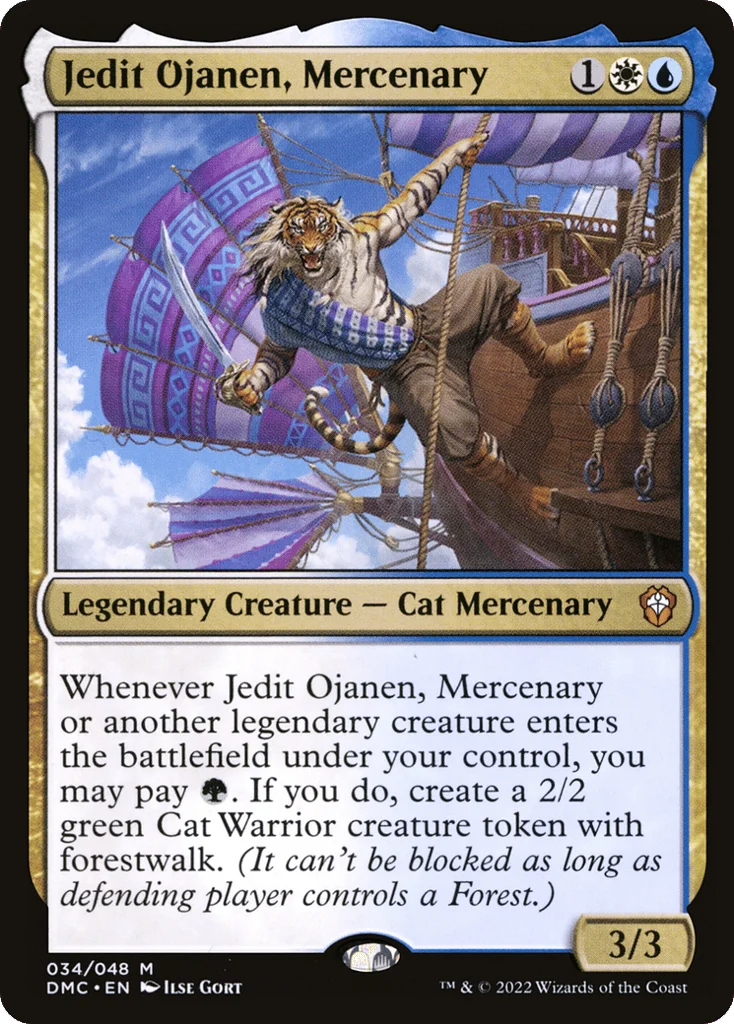 Jedit Ojanen, Mercenary · Dominaria United Commander
