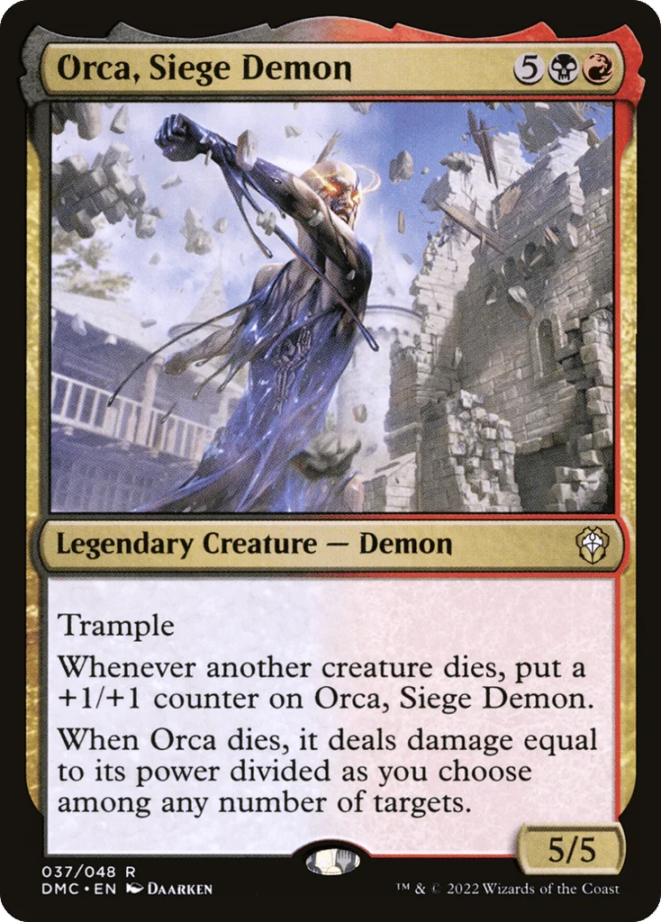 Orca, Siege Demon · Dominaria United Commander
