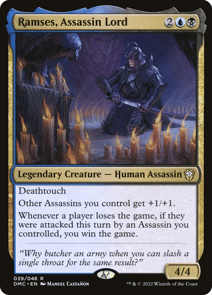 Ramses, Assassin Lord · Dominaria United Commander