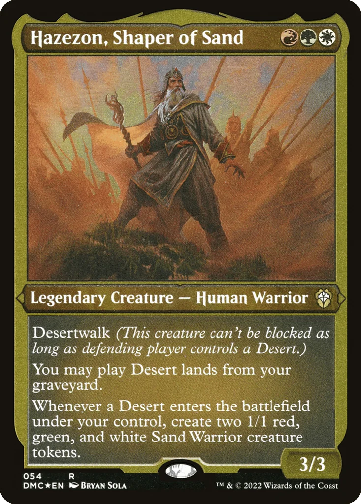 Hazezon, Shaper of Sand · Dominaria United Commander
