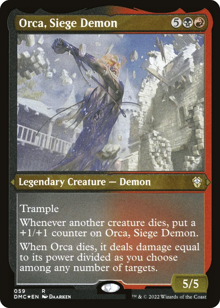 Orca, Siege Demon · Dominaria United Commander