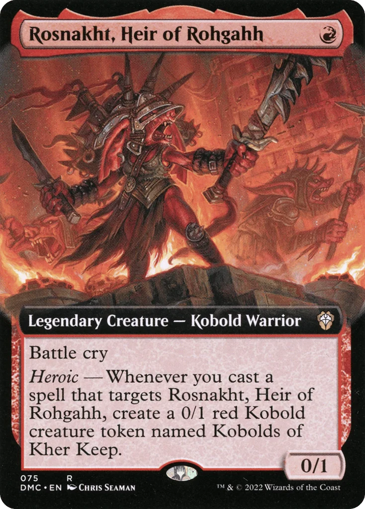 Rosnakht, Heir of Rohgahh · Dominaria United Commander