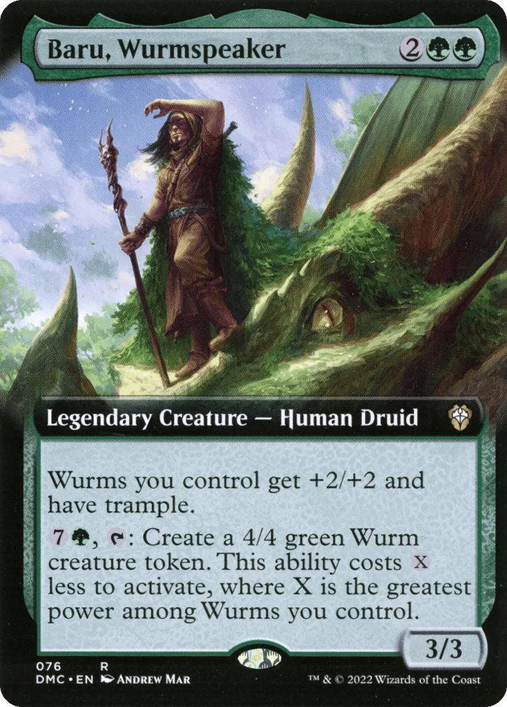 Baru, Wurmspeaker · Dominaria United Commander
