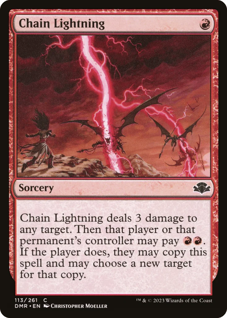 Chain Lightning · Dominaria Remastered