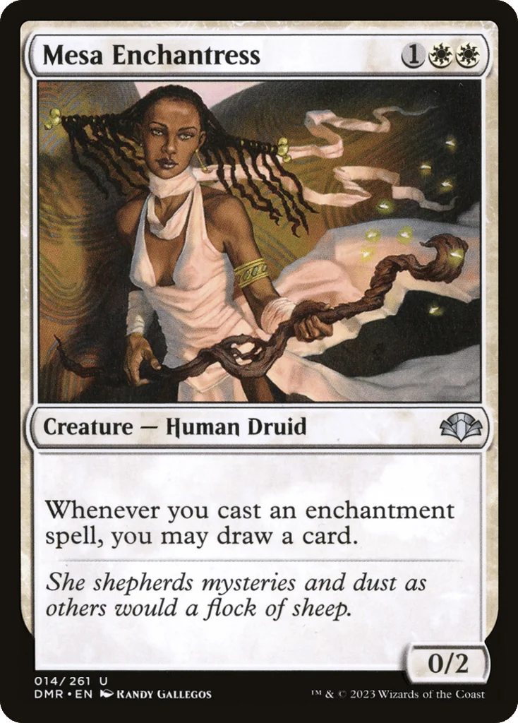 Mesa Enchantress · Dominaria Remastered