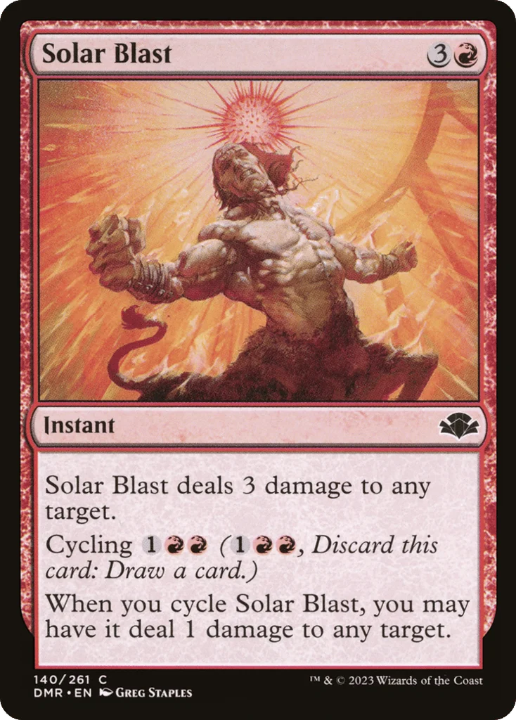Solar Blast · Dominaria Remastered