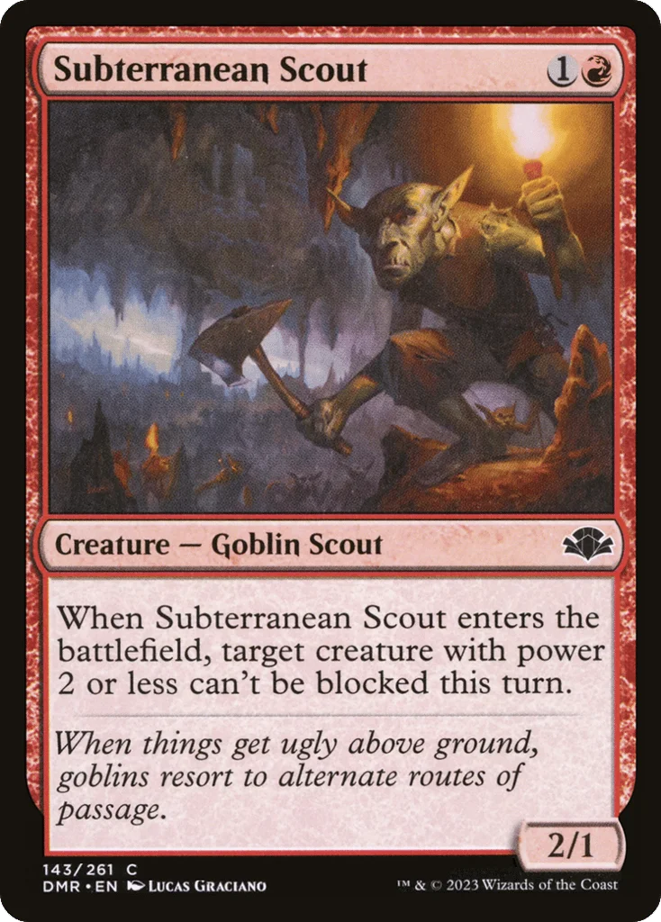 Subterranean Scout · Dominaria Remastered