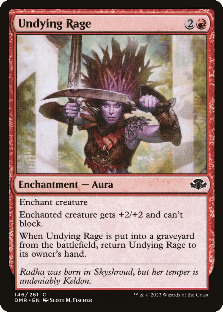 Undying Rage · Dominaria Remastered