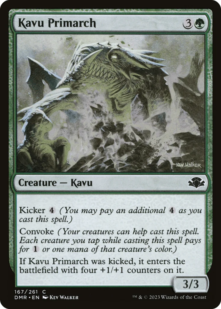 Kavu Primarch · Dominaria Remastered