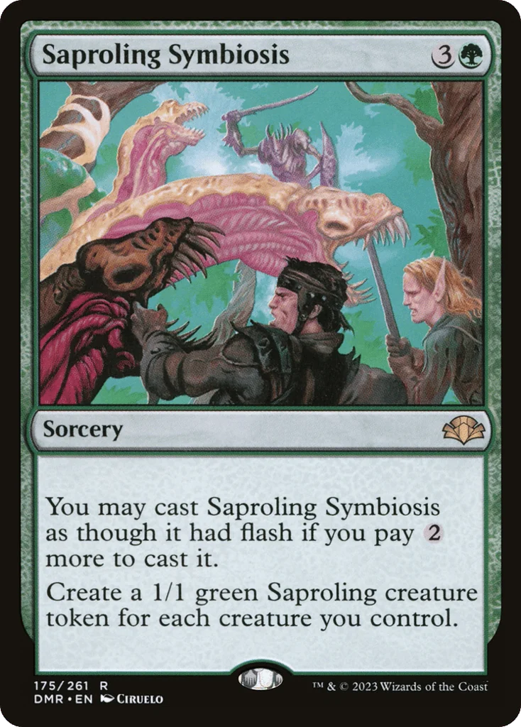Saproling Symbiosis · Dominaria Remastered