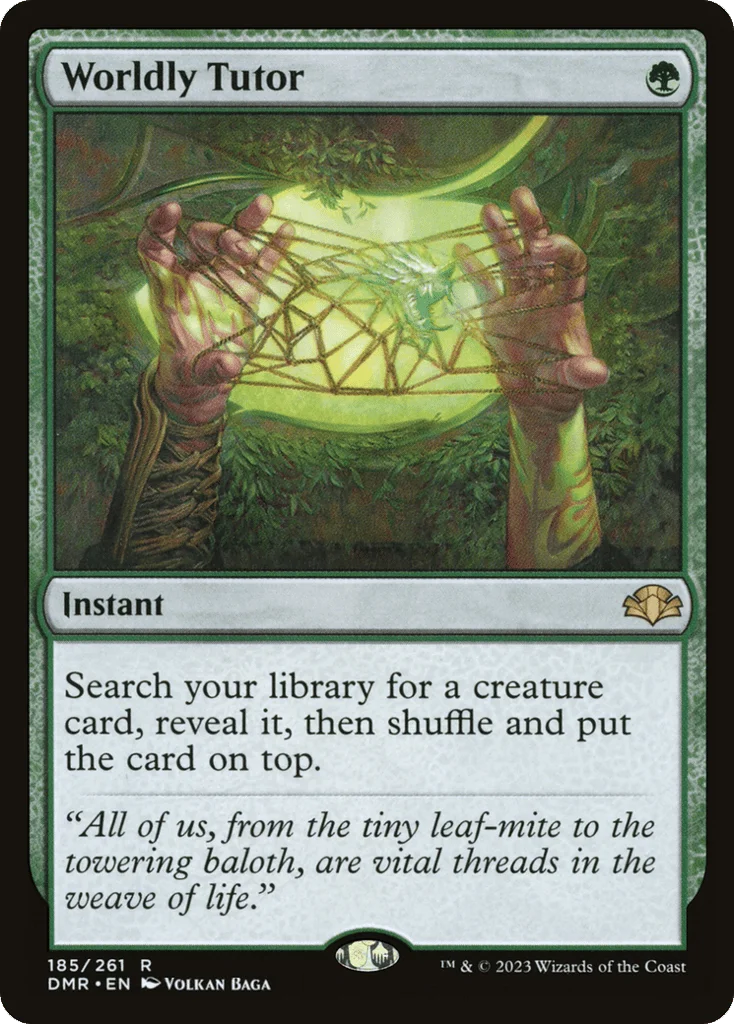 Worldly Tutor · Dominaria Remastered