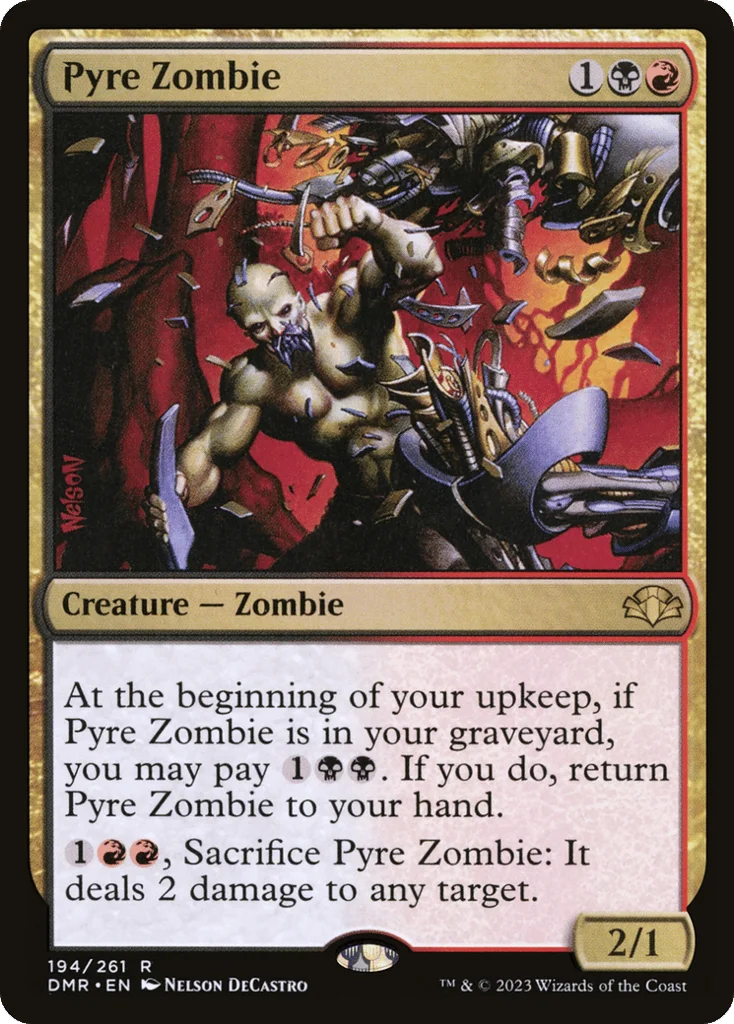Pyre Zombie · Dominaria Remastered