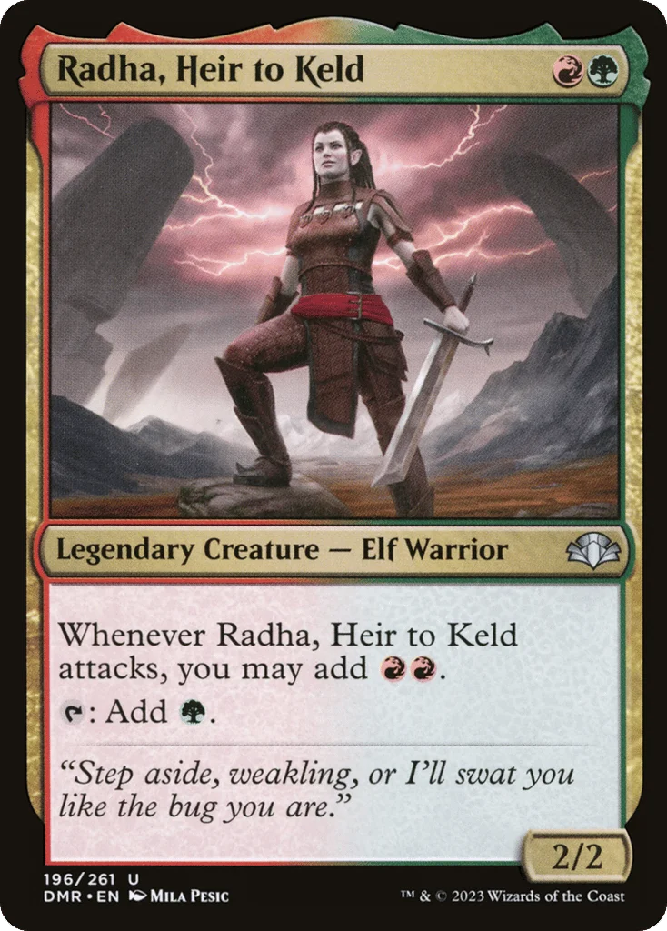 Radha, Heir to Keld · Dominaria Remastered
