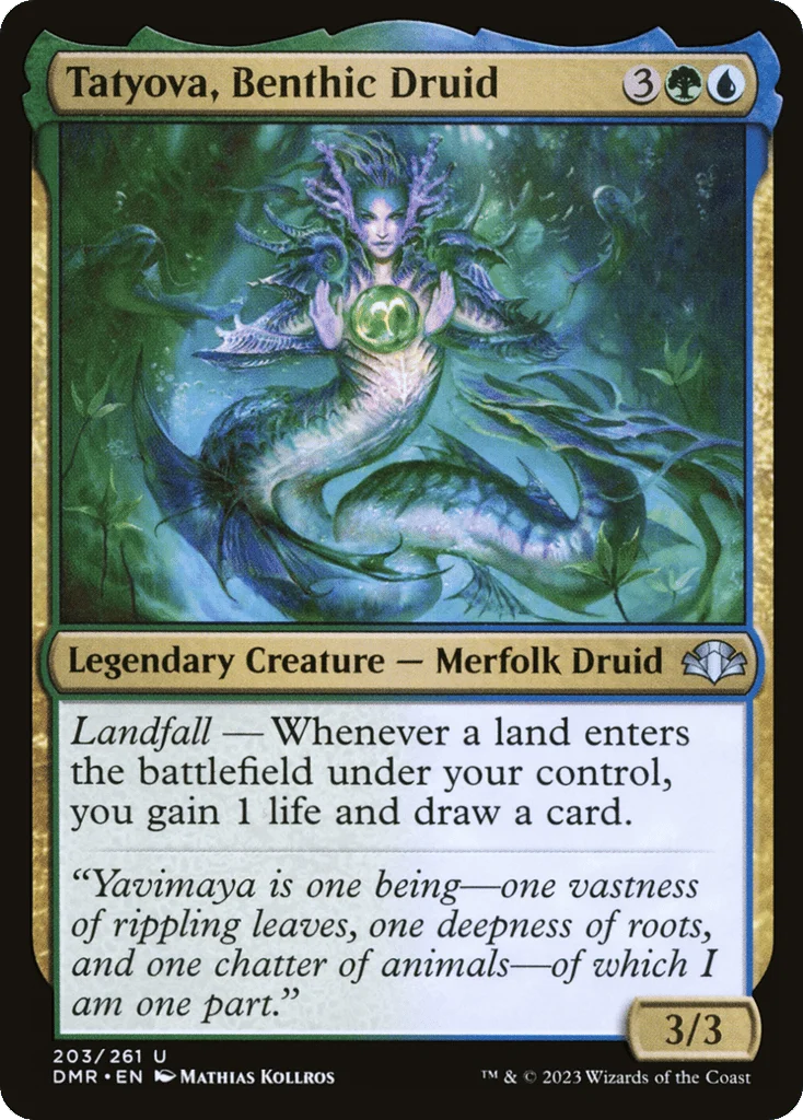 Tatyova, Benthic Druid · Dominaria Remastered