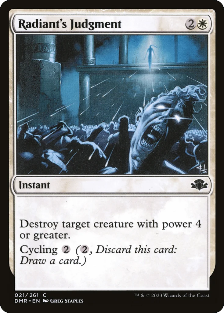 Radiant's Judgment · Dominaria Remastered
