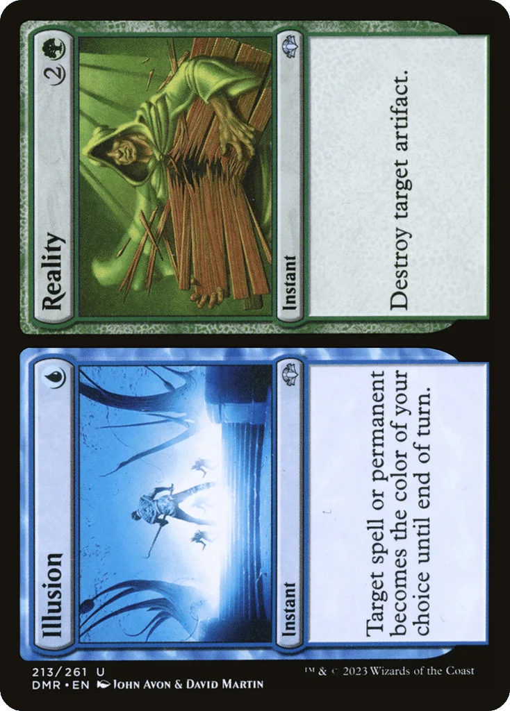 Illusion // Reality · Dominaria Remastered