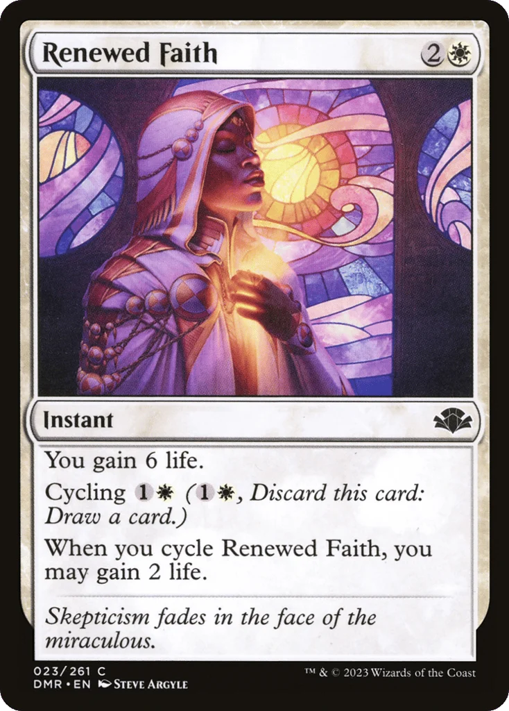 Renewed Faith · Dominaria Remastered
