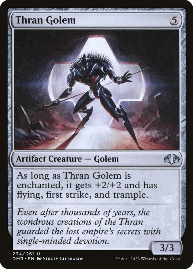 Thran Golem · Dominaria Remastered