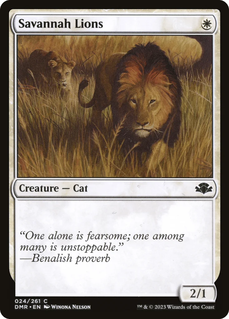 Savannah Lions · Dominaria Remastered