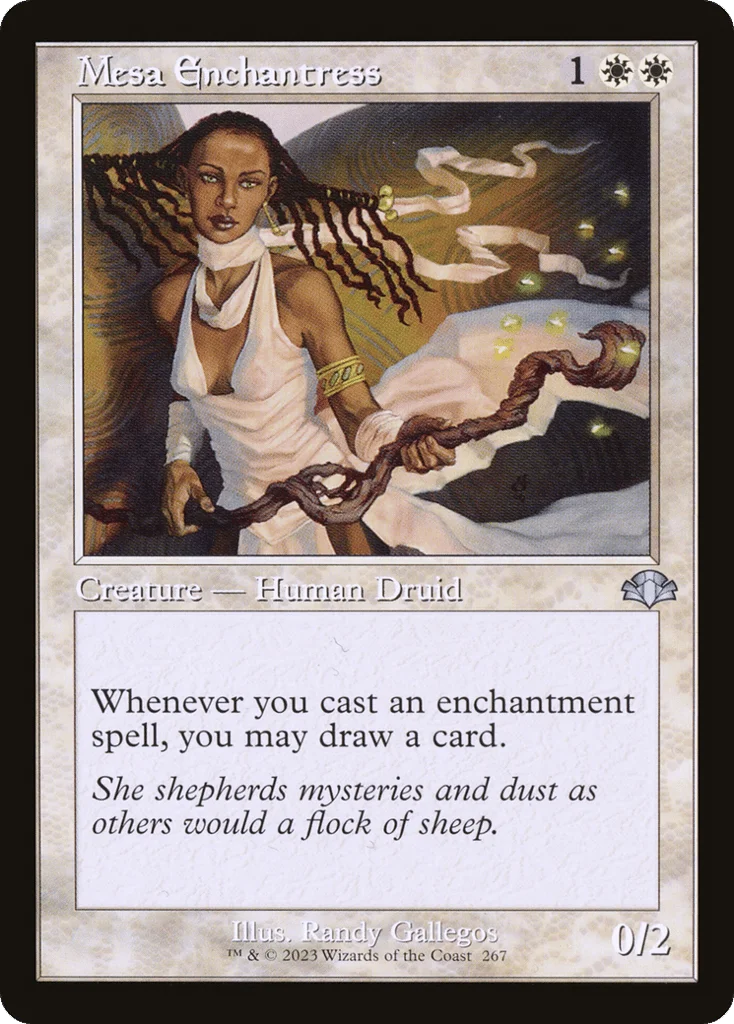 Mesa Enchantress · Dominaria Remastered