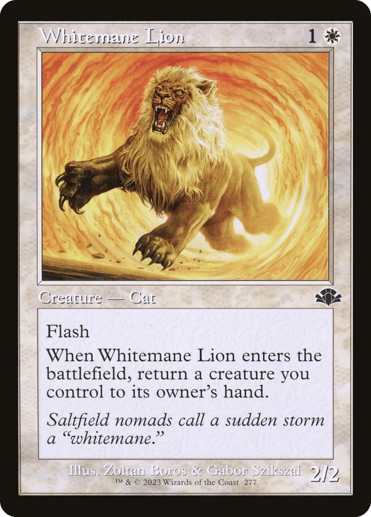 Whitemane Lion · Dominaria Remastered