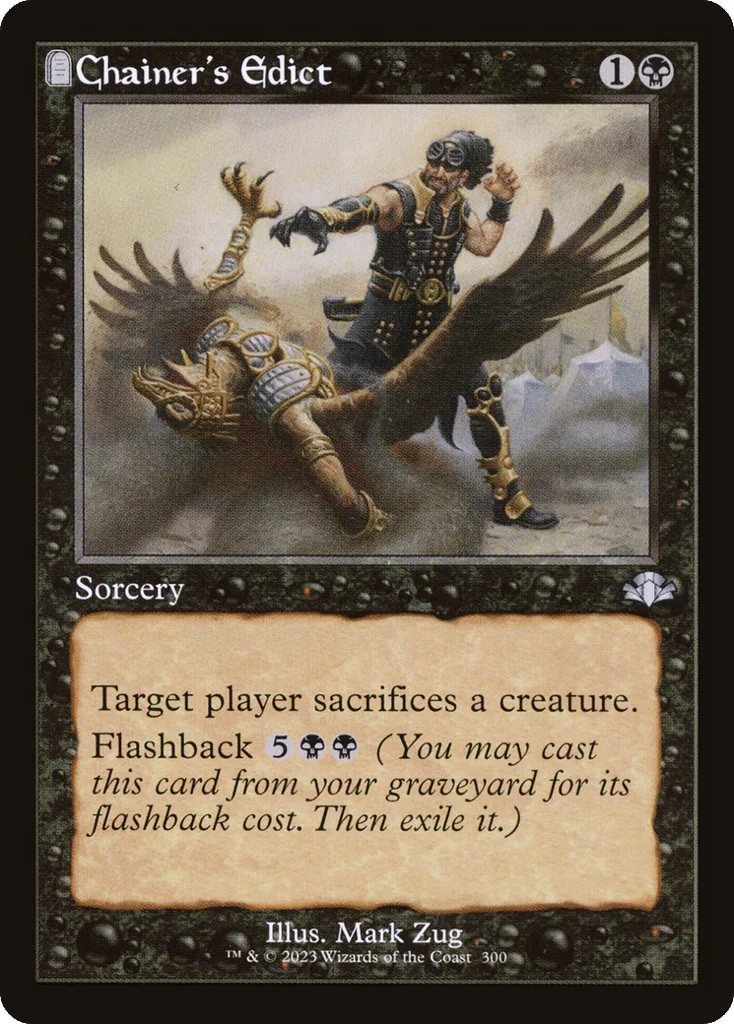 Chainer's Edict · Dominaria Remastered