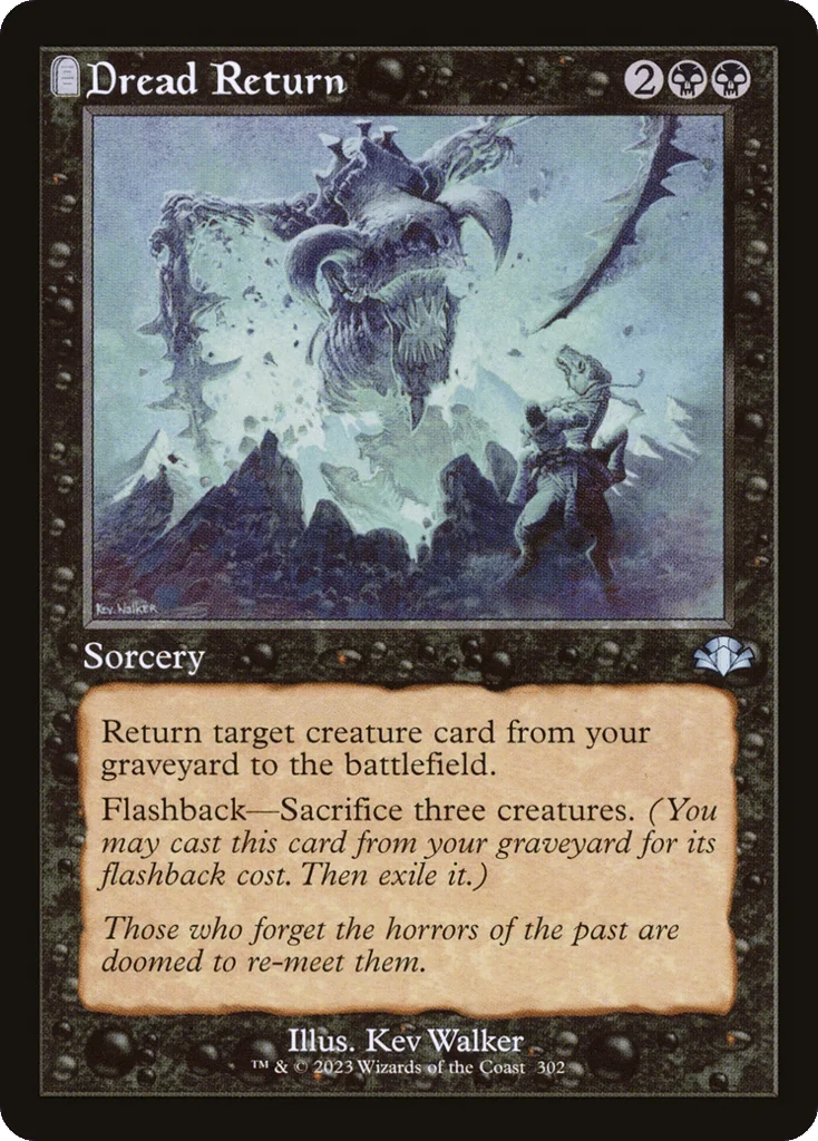 Dread Return · Dominaria Remastered