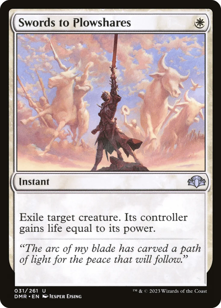 Swords to Plowshares · Dominaria Remastered