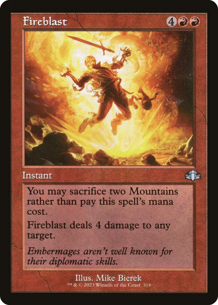 Fireblast · Dominaria Remastered