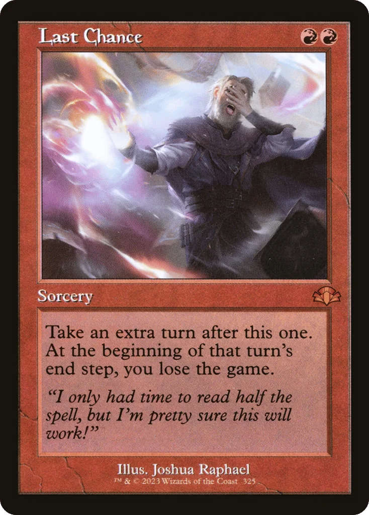 Last Chance · Dominaria Remastered