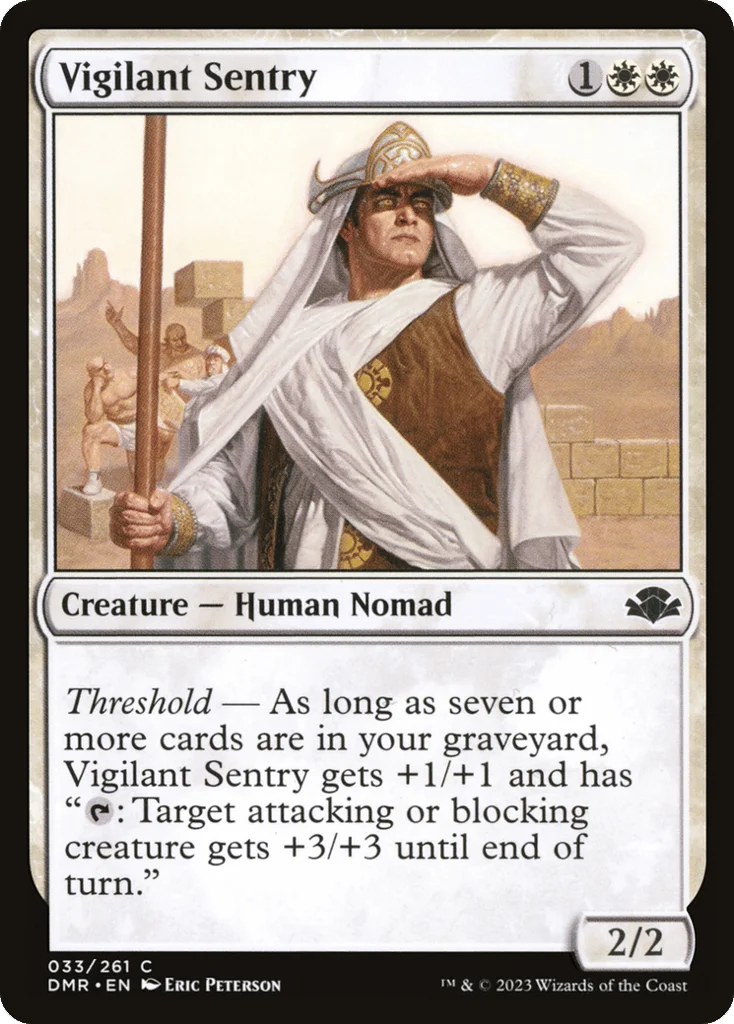 Vigilant Sentry · Dominaria Remastered