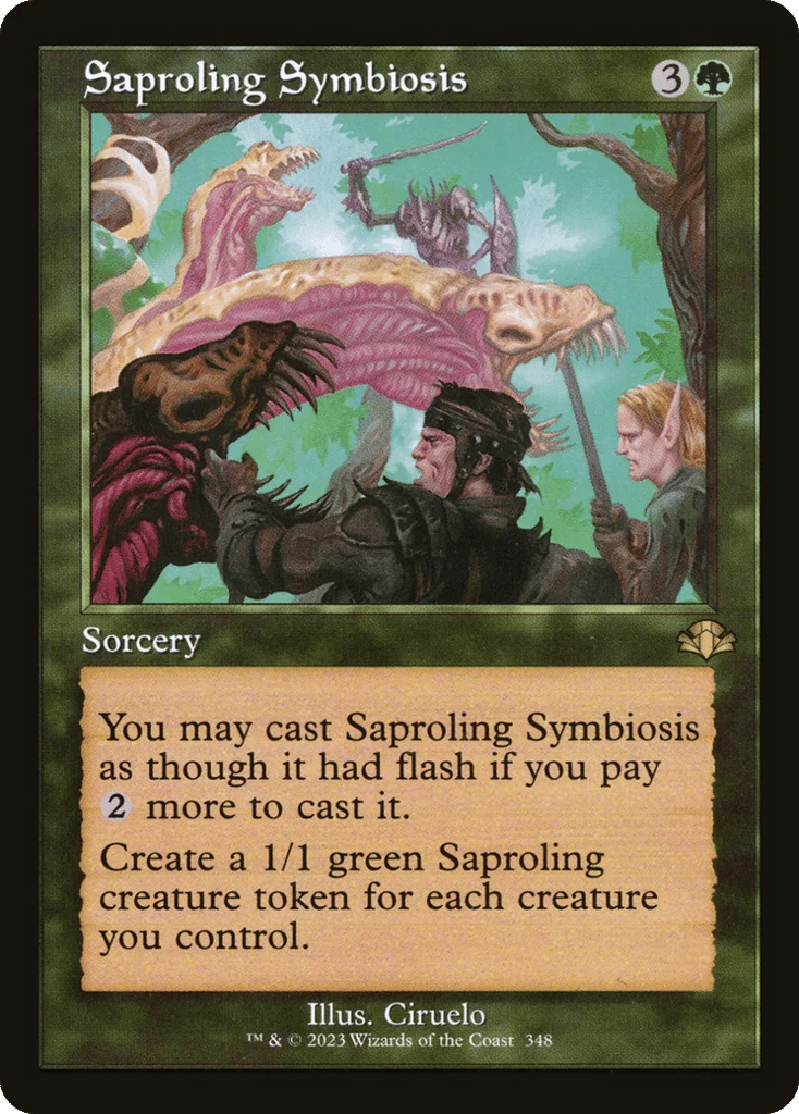 Saproling Symbiosis · Dominaria Remastered