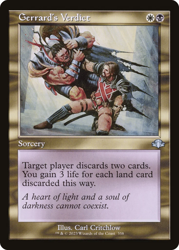 Gerrard's Verdict · Dominaria Remastered