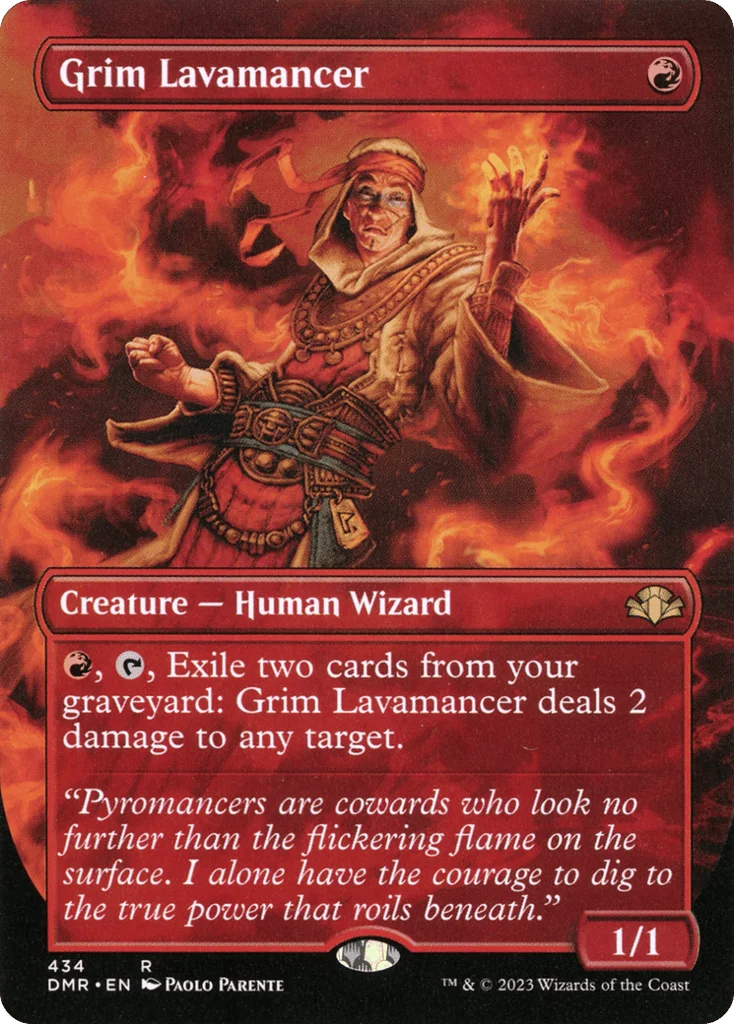 Grim Lavamancer · Dominaria Remastered