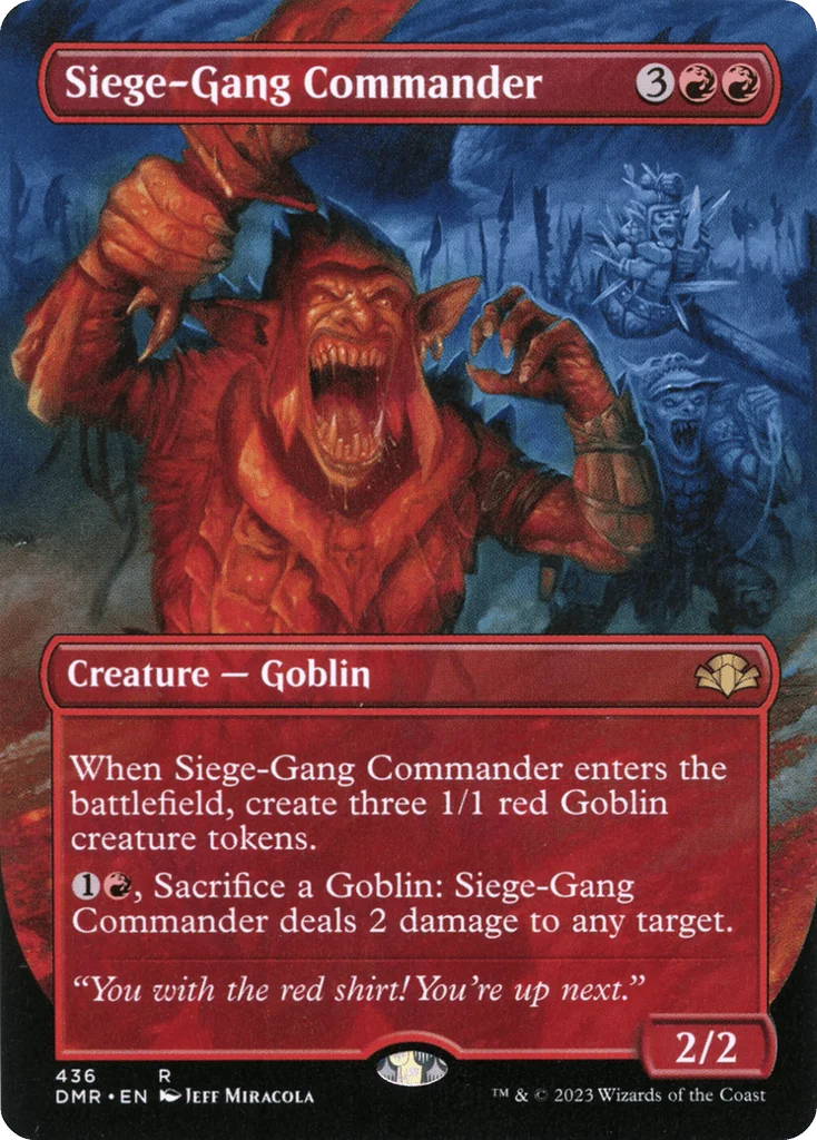 Siege-Gang Commander · Dominaria Remastered