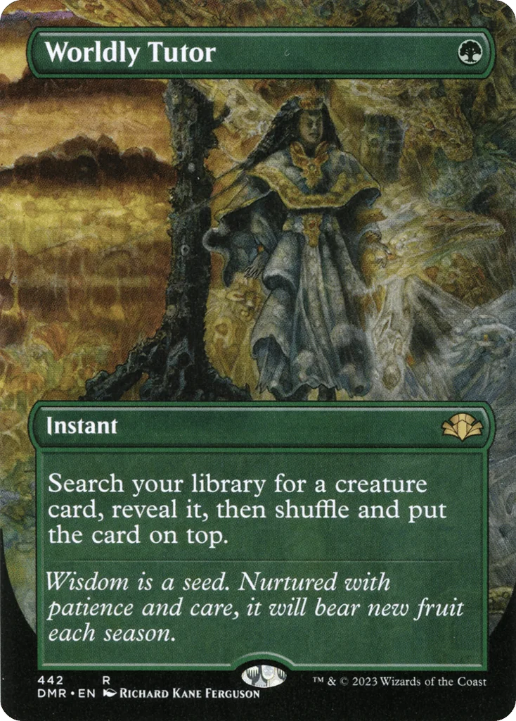 Worldly Tutor · Dominaria Remastered