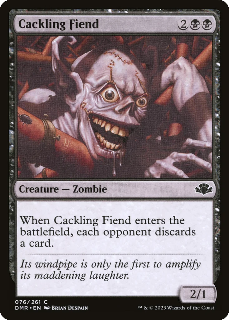 Cackling Fiend · Dominaria Remastered