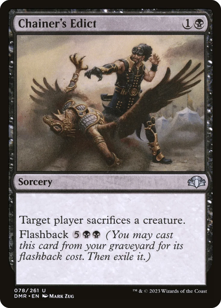Chainer's Edict · Dominaria Remastered