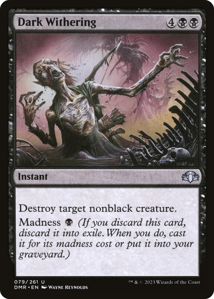 Dark Withering · Dominaria Remastered