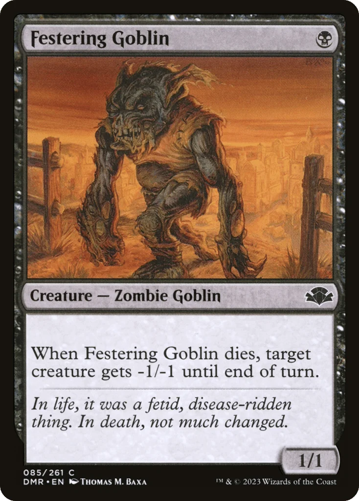 Festering Goblin · Dominaria Remastered