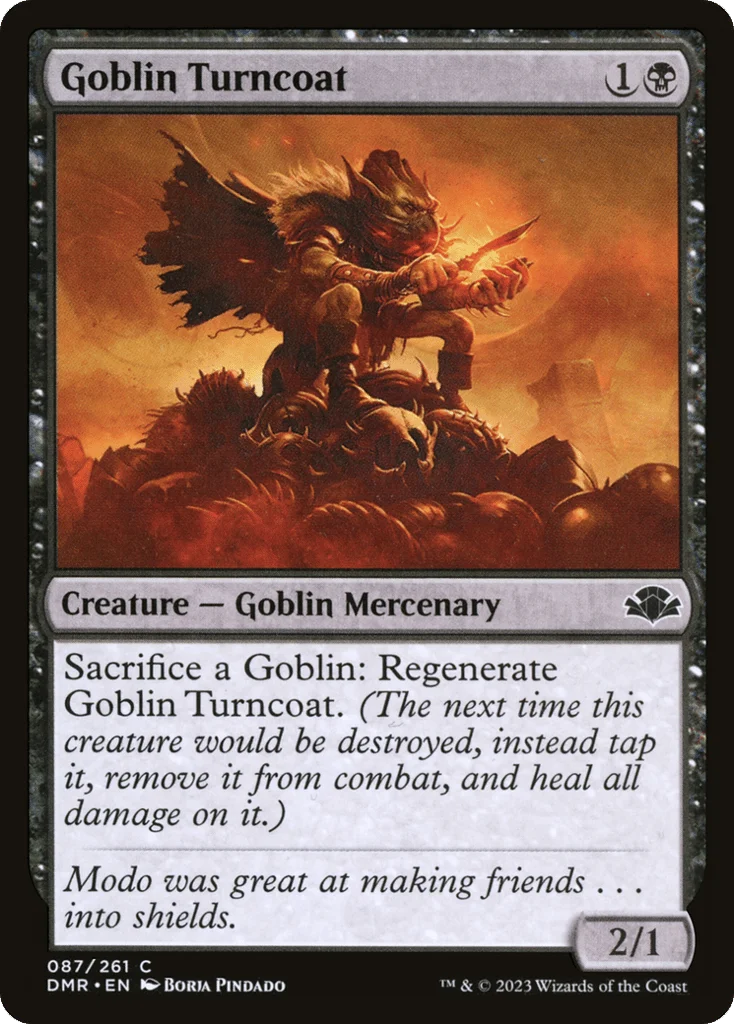 Goblin Turncoat · Dominaria Remastered