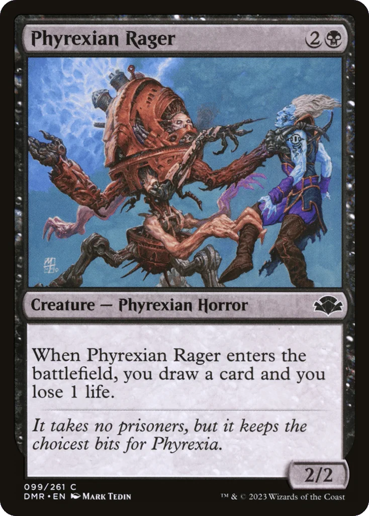 Phyrexian Rager · Dominaria Remastered