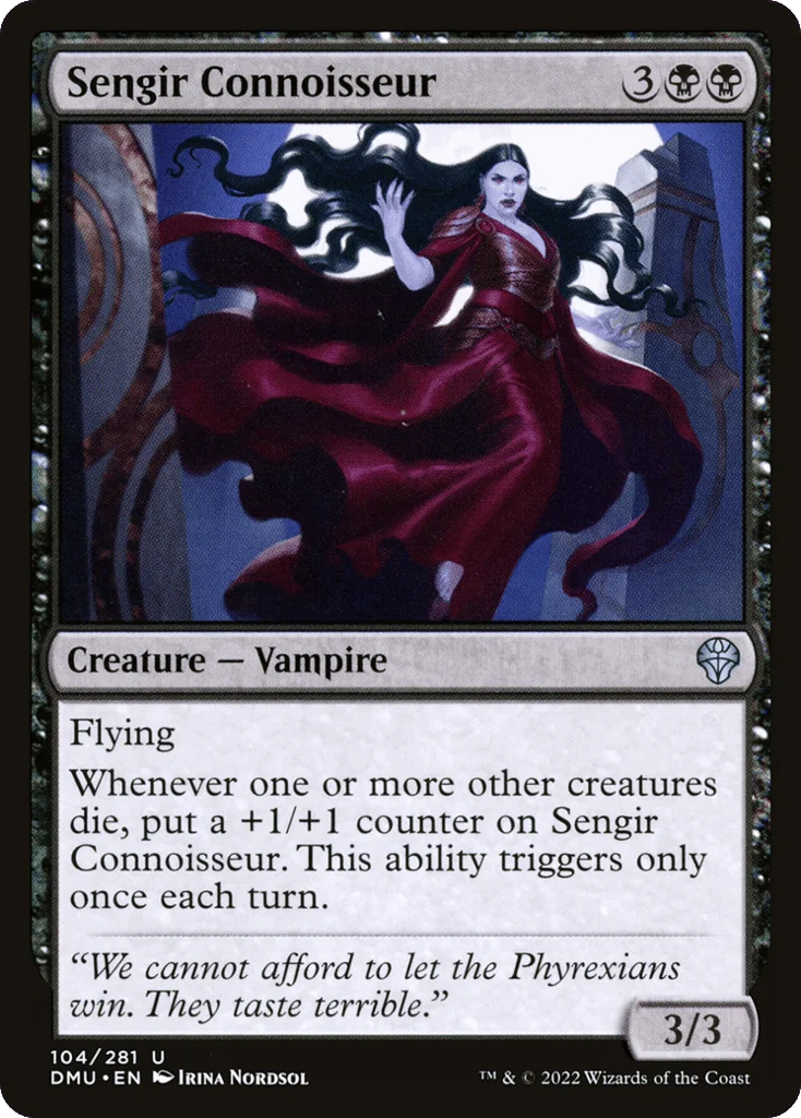 Sengir Connoisseur · Dominaria United