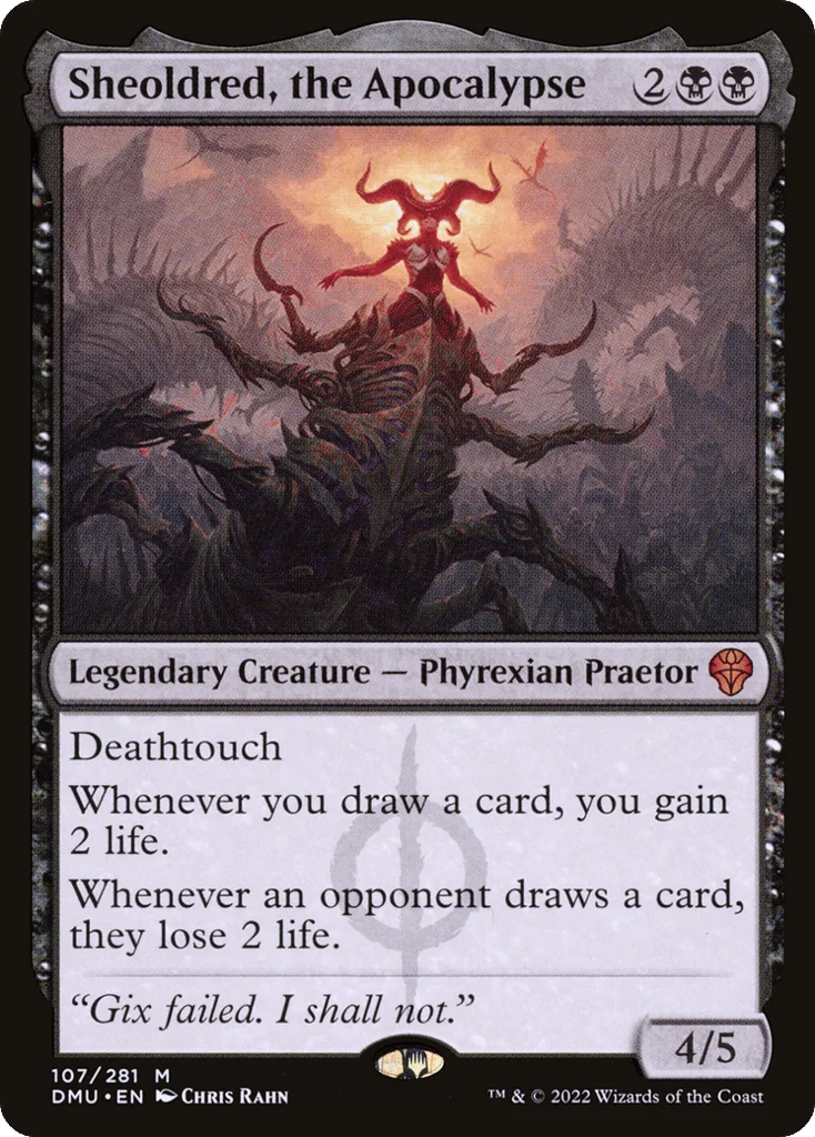 Sheoldred, the Apocalypse · Dominaria United