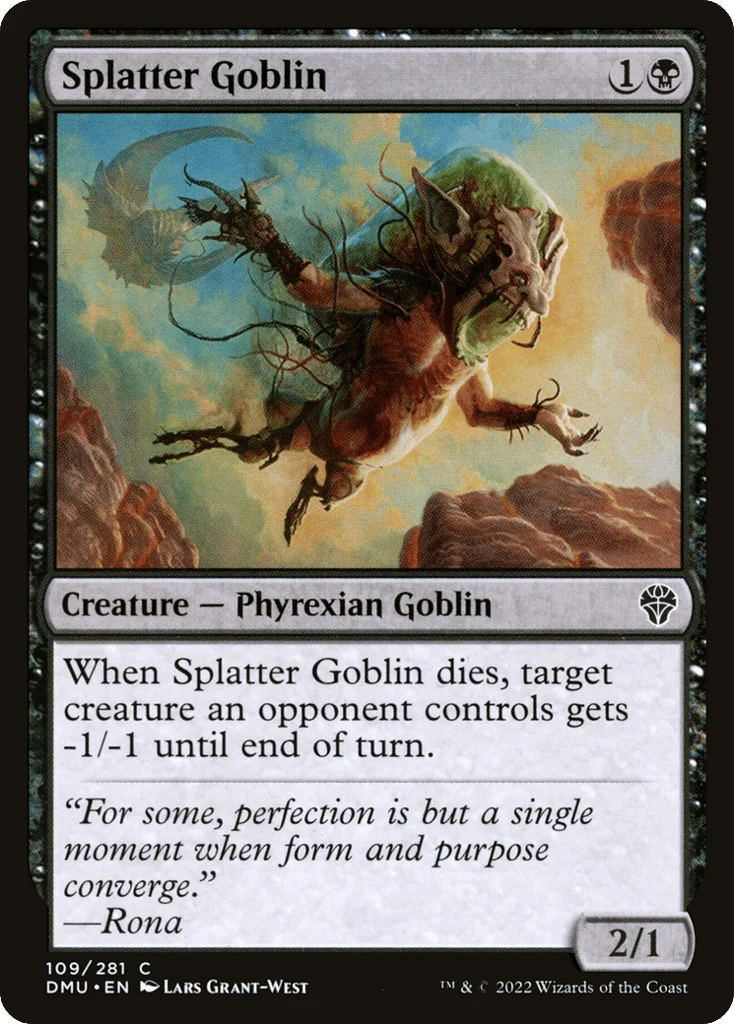 Splatter Goblin · Dominaria United