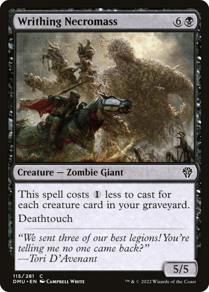 Writhing Necromass · Dominaria United