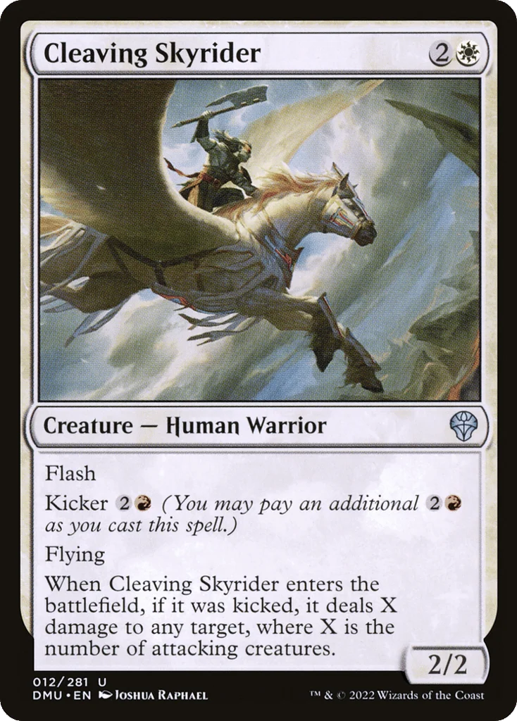 Cleaving Skyrider · Dominaria United